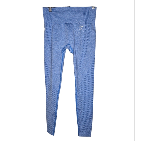 Gymshark Pants - Gymshark Seamless Leggings, Blue, EUC (No Size Tag)